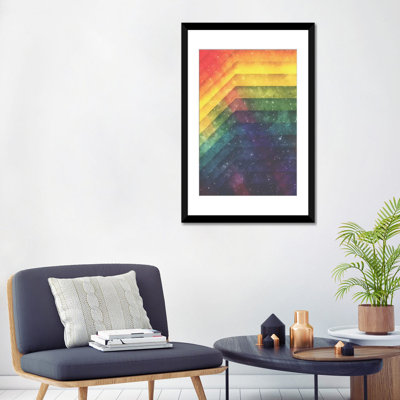 «Time and Space», impression sur toile tendue