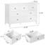 Commode 7 tiroirs Modern White-1356559269
