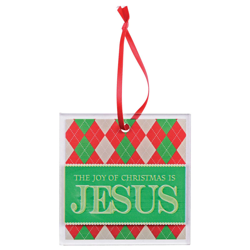Ornement Joy of Christmas Is Jesus