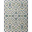 Lugano Hand-Tufted Wool Loop Pile Indoor Rug Traditional Bordered Cream/Blue/Green-2054227503