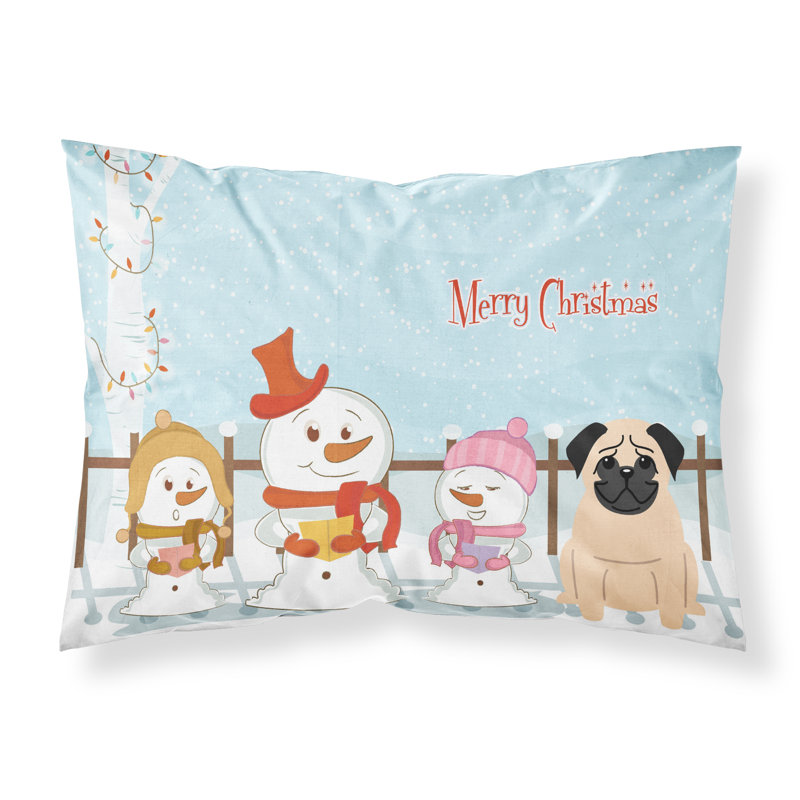 Taie d'oreiller Merry Christmas Merry Christmas, Carlin et choristes