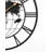 Large Metal Wall Clock with Pointers