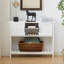 Console 39,4 "avec tablette de rangement, table de vestibule, table de canapé-683591301