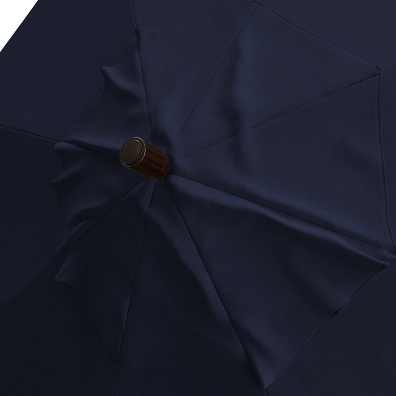 Parasol de marché Breck de 132 po, Toile performance bleu marine