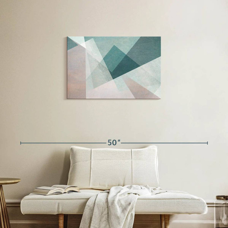Avery Overlapping Shapes Abstract, 20" H x 30" W