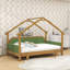 Lit simple en bois avec rails-922188980