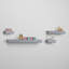 4 tablettes flottantes Melannco-866920673