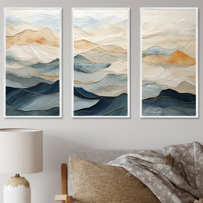 Ensemble de salon majestueux Mountain Peaks V - Landscape Mountains