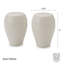 Swirl White Salt and Pepper Shaker Set