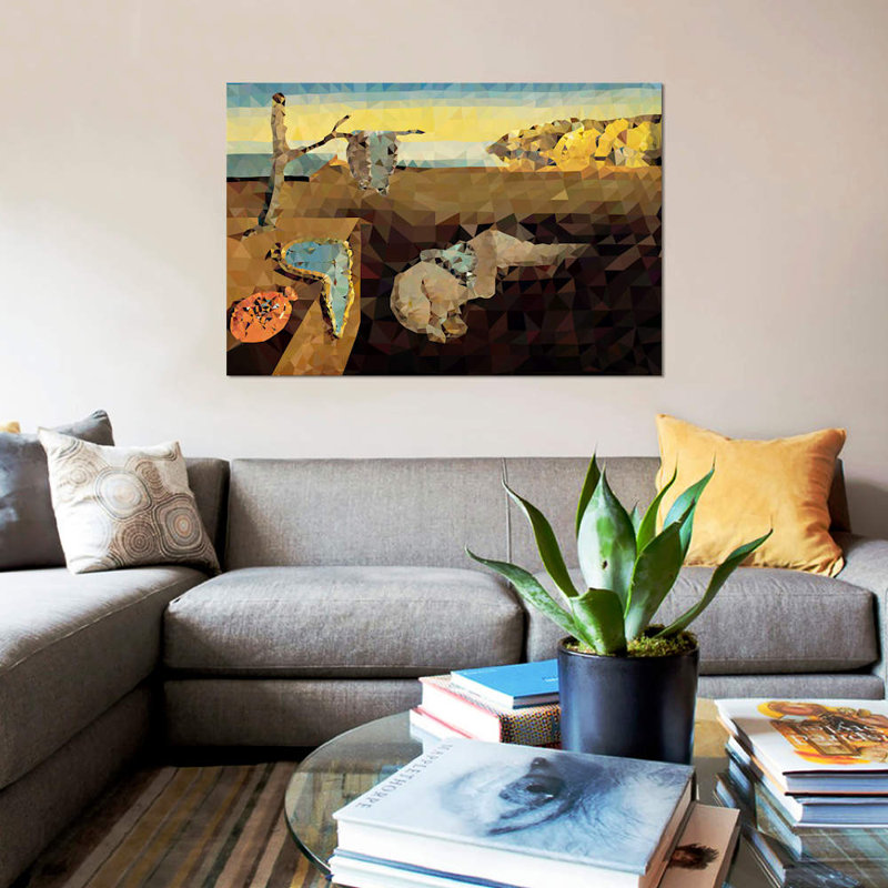 Melting Clocks - Wrapped Canvas Painting, 66.04 cm H x 45.72 cm W x 1.91 cm D