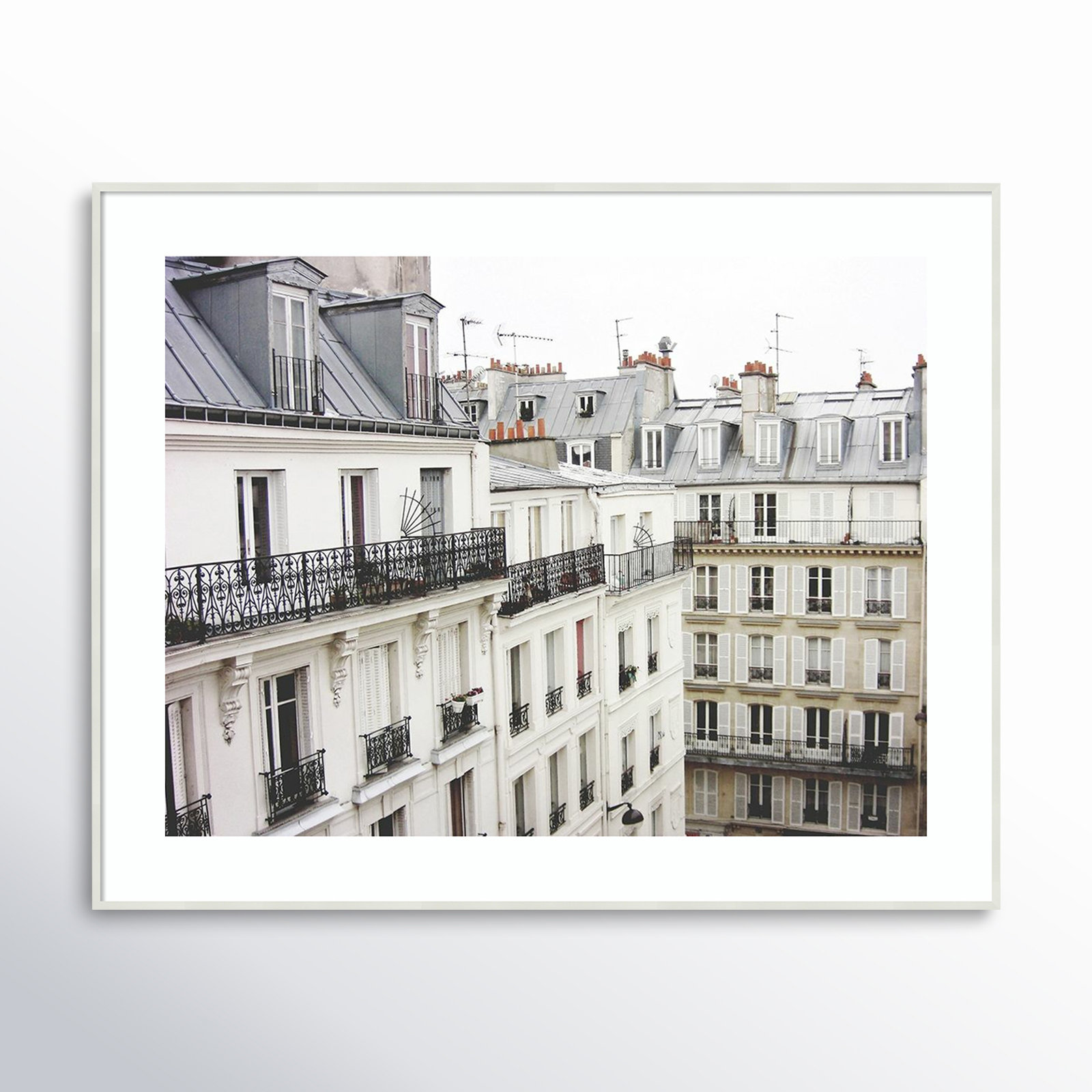 Montmartre Photo Print by Lupen Grainne, White Framed, 33" H x 41" W