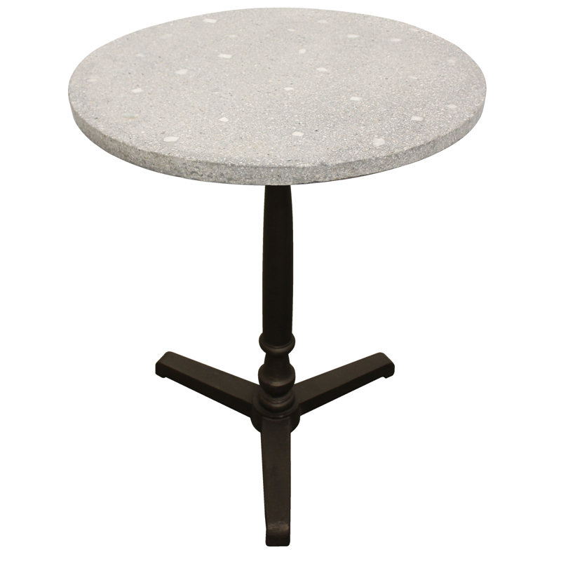 Table de salle à manger à piédestal en pierre 24 po Azlin