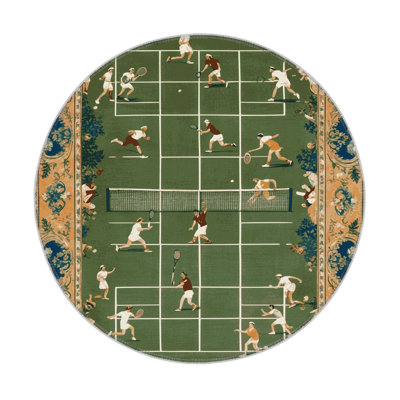 Tapis d'intérieur et d'extérieur brun français