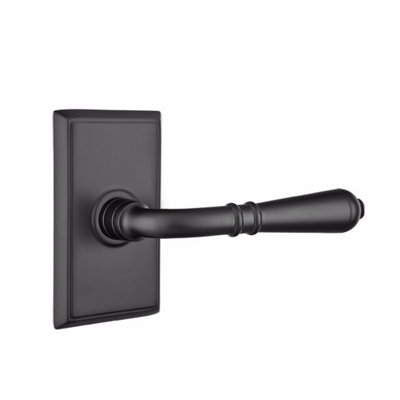 Emtek Passage Leverset w/ Rectangular Rosette & Turino Lever (CF)