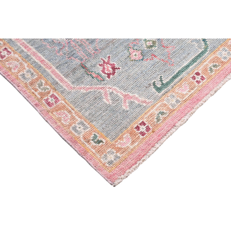 Hand Knotted Wool Area Rug
