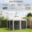 Height Adjustable Pop Up Canopy Tent,Instant Gazebo,Screen House Room With Carry Bag-123313160-123313158