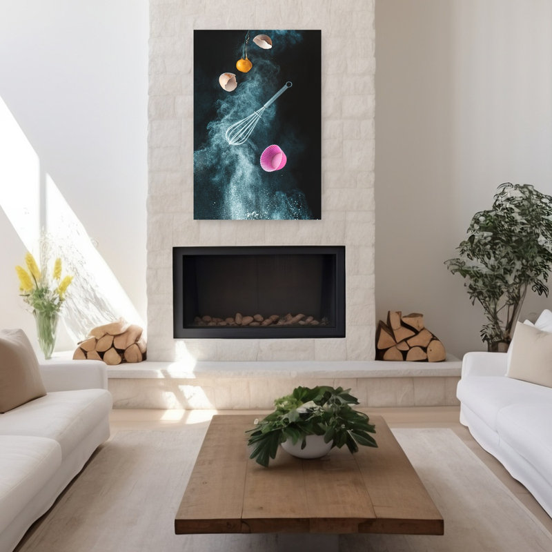 Art contemporain Art contemporain, H 48 po x l 32 po