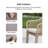 Corrigan Studio Outdoor Rattan Bar Height Stools Set Of 2 Modern Patio Aluminum Wicker Barstools With Wraparound Armrest Back For Kitchen Garden Indoor-550251311