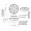 PVC 2" X 3" Drain Kit with Petal Decorative Cover-53674043