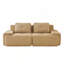 Canapé modulaire en forme de L à 2 sièges capitonnés Modern-129585293-131409486