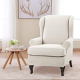 Super Stretch T-Cushion Wingback Slipcover