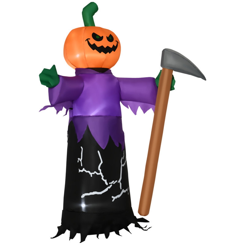 Bougie gonflable d'Halloween Outsunny
