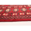 Tapis unique en laine noué à la main style Bokhara des années 2010 de 4 pi x 6 pi 3 po rouge / brun / brun clair Gunnulf