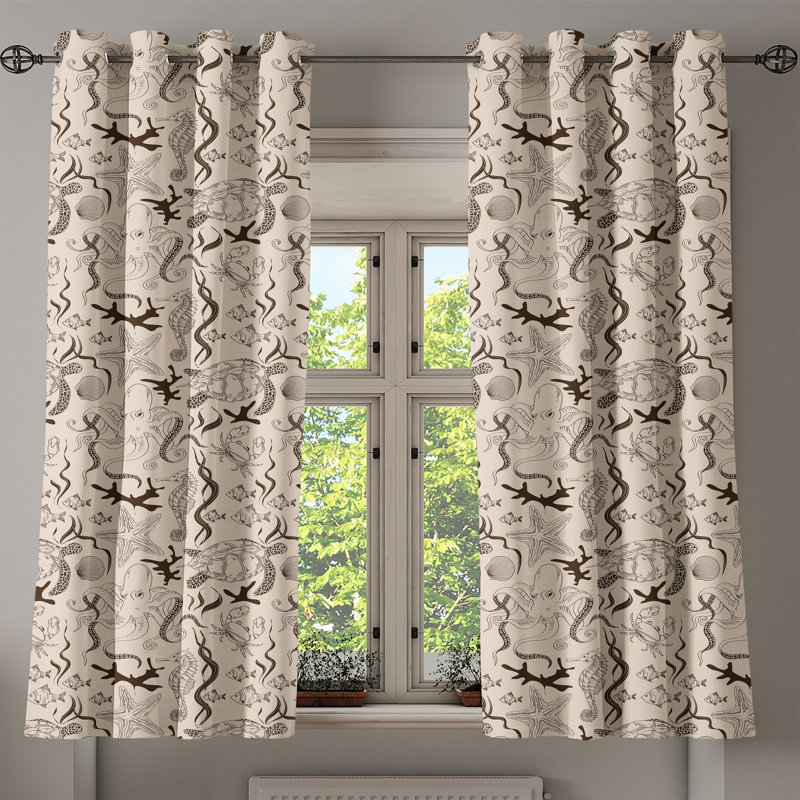 Sateen Blackout Curtain Pair, 50" W x 72" L