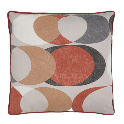 Sander Geometric Spice Square Throw Cushion Cover