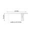 Durable Natural Ash Wood Large Tabletop Table-1731133035