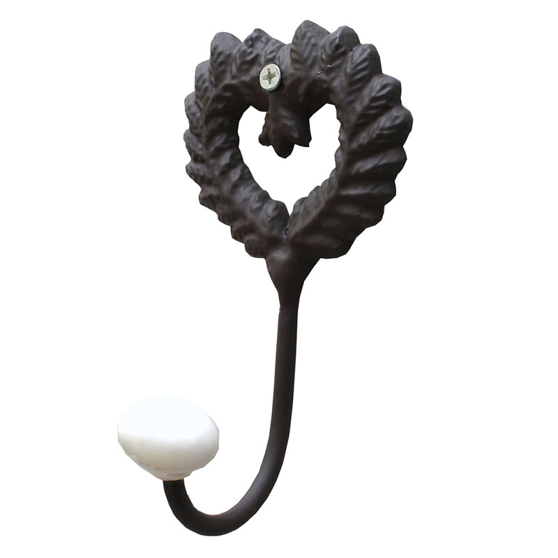 Engles Metal Wall Wall Hook, Antique Brown