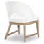 Chaise avec accoudoirs à dossier demi-tonneau Uph (hauteur de l'assise: 19 po)