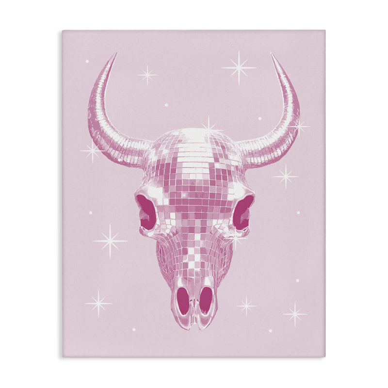 Toile pastel pastel disco, design par Lil 'Rue, H 20 po x l 16 po