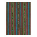 Vintage Palas Kilim In Multicolor Stripes, From Rug & Kilim