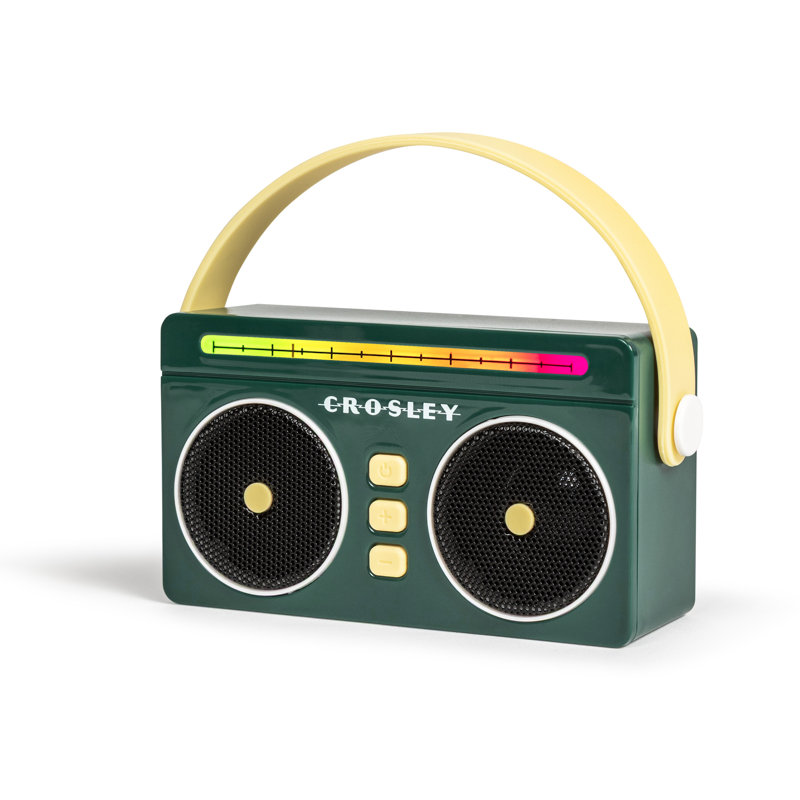 Mini Boombox Portable Bluetooth Speaker, Green