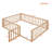 Wood Daybed Frame With Fence-560551680-560551683