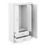 Armoire-penderie à trois portes avec tablettes-129045470