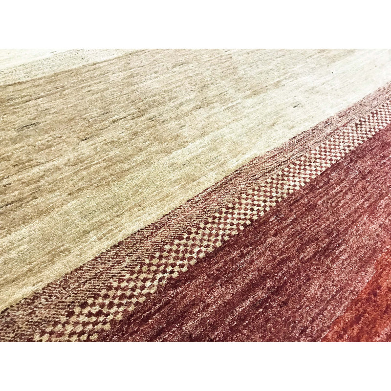 Hand-Knotted High-Quality Beige Area Rug