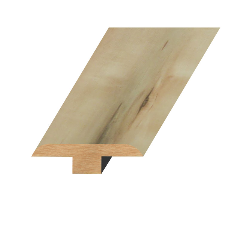 Zephyr Vinyl 0.5" Thick x 1.8" Wide x 94.5" Length T-Molding, Caribbean Sand