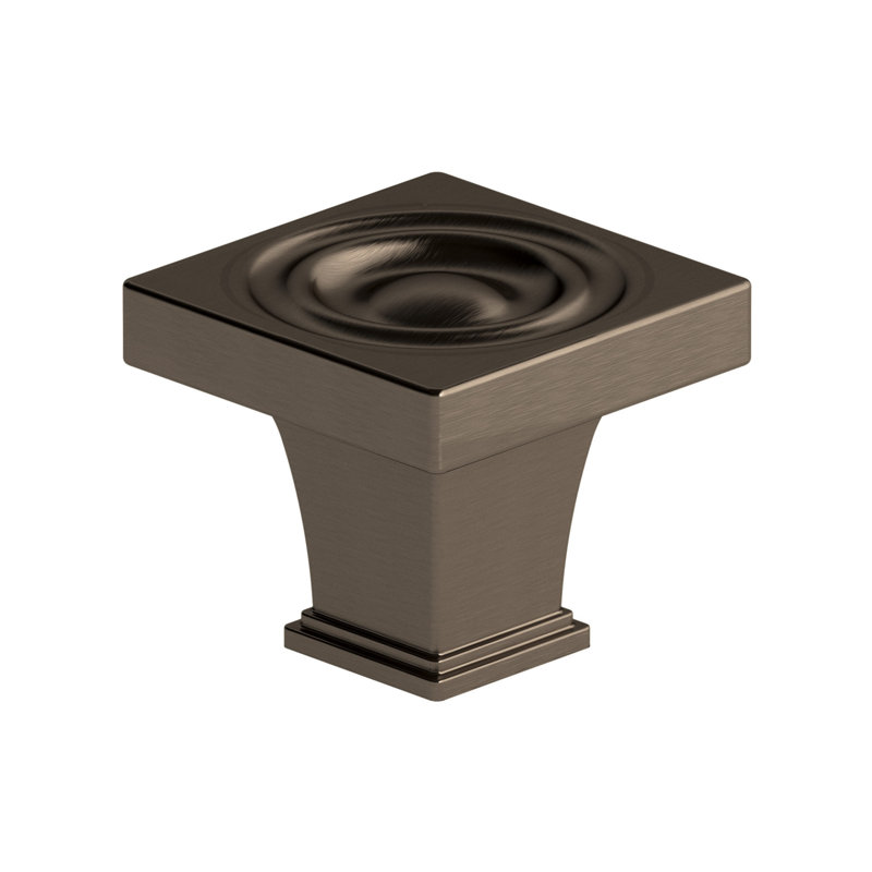 Bouton carré, Bronze miel