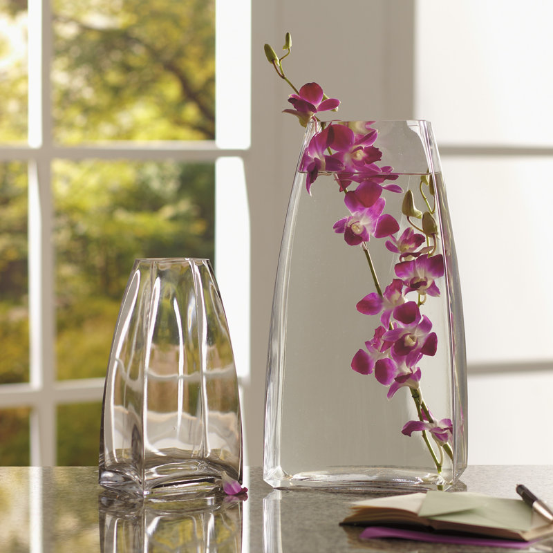 Harlem Clear Recycled Glass Table Vase