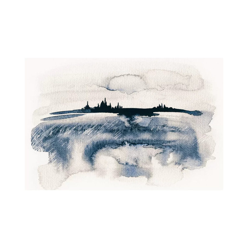 Distant Light 1 Piece Painting on Canvas, 30.48 cm H x 45.72 cm W, Wrapped Canvas