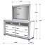 Miroir de commode Mildred-207705048