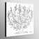 Plain Tree by Henri Matisse - Closed Corner Frame Print on Canvas