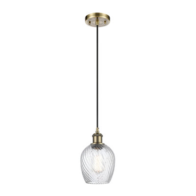 Luminaire suspendu géométrique simple à 1 lumière