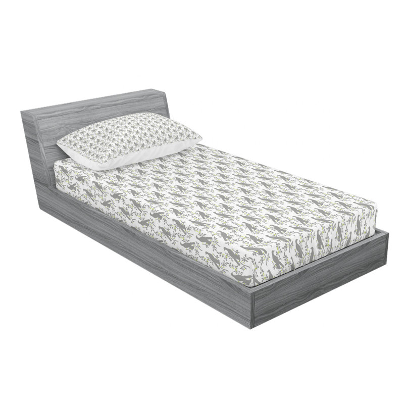 Microfiber Sheet Set, Twin Sheet Set + Fitted Sheet + 1 Pillowcase