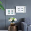 Boîte murale décorative 15,57 x 1,2 x 15,7 po S / 2