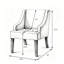 Chaise d'appoint Mid-Century moderne-868850870