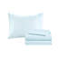 Ensemble d'édredon pour lit simple et ensemble de draps - imprimé médaillon bleu marine, taies décoratives brodées, édredon doux et tout compris, draps, qualité brodée