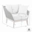 Fauteuil club d'extérieur en bois d'eucalyptus Chakiya-1309580829
